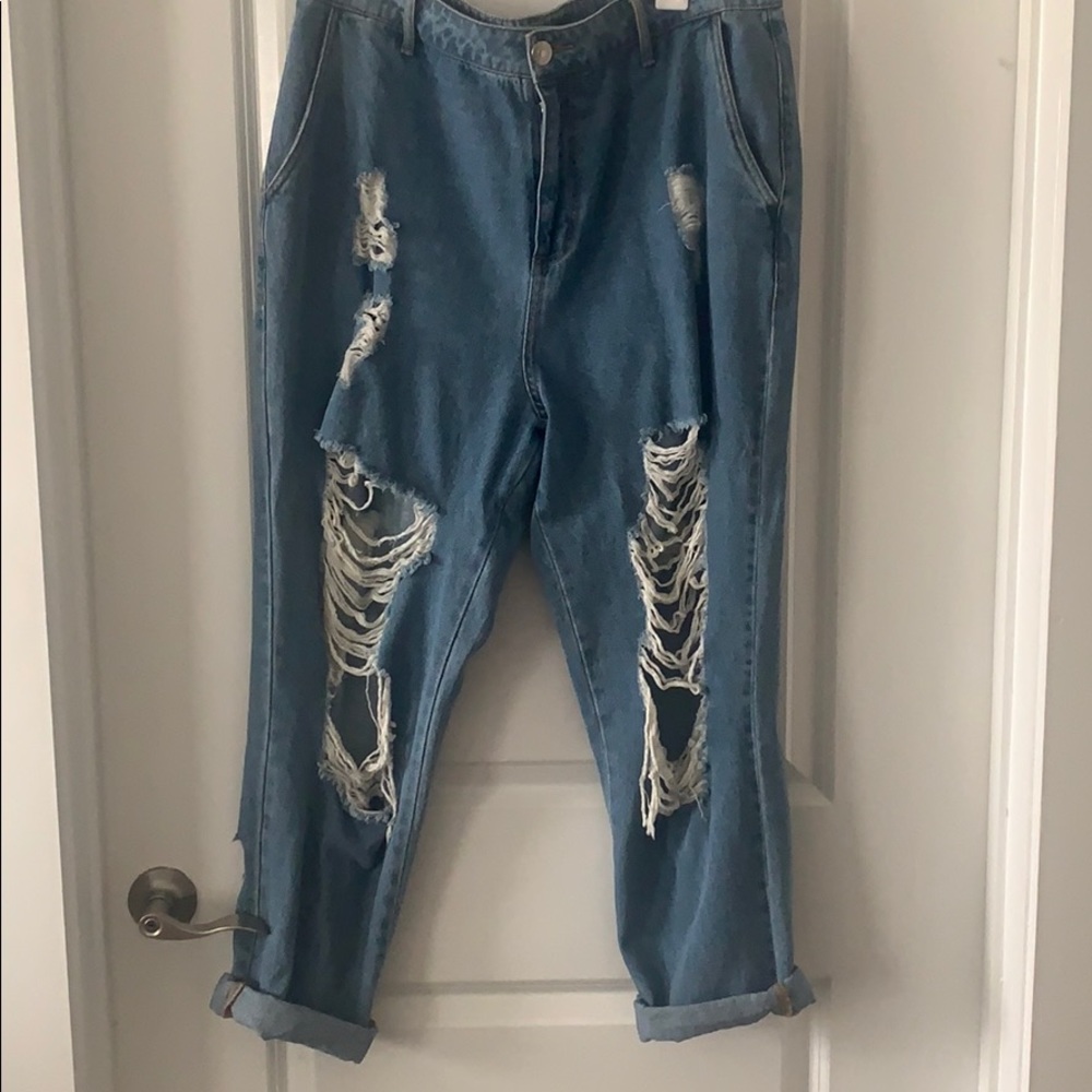 Distressed Jeans